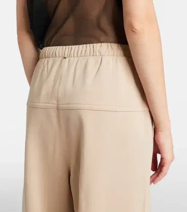 Sportmax Pleated cotton-blend jersey sweatpants | Thumbnail 4 Sportmax Pleated cotton-blend jersey sweatpants | Thumbnail 4