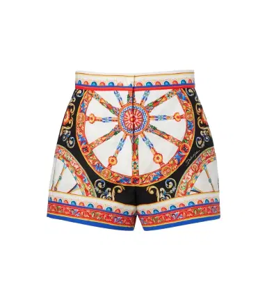 Dolce & Gabbana Carretto cotton poplin shorts | Thumbnail 1 Dolce & Gabbana Carretto cotton poplin shorts | Thumbnail 1