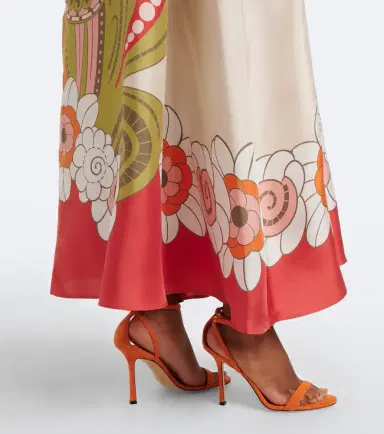 La DoubleJ Muumuu printed silk twill maxi dress | Thumbnail 6 La DoubleJ Muumuu printed silk twill maxi dress | Thumbnail 6