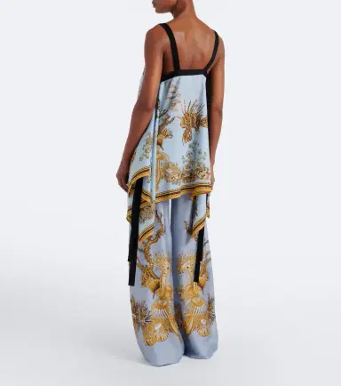 La DoubleJ Printed silk twill palazzo pants | Thumbnail 5 La DoubleJ Printed silk twill palazzo pants | Thumbnail 5