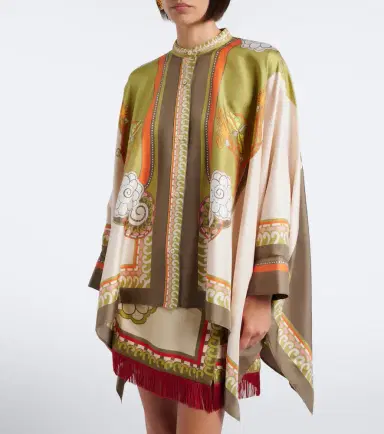 La DoubleJ Foulard printed silk twill shirt | Thumbnail 2 La DoubleJ Foulard printed silk twill shirt | Thumbnail 2