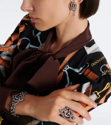 Gucci GG Marmont embellished earrings | Thumbnail 5 Gucci GG Marmont embellished earrings | Thumbnail 5