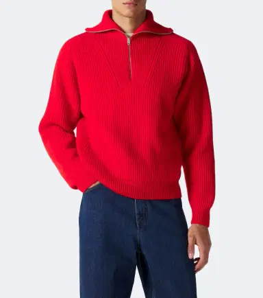 Jil Sander Wool half-zip sweater | Thumbnail 2 Jil Sander Wool half-zip sweater | Thumbnail 2