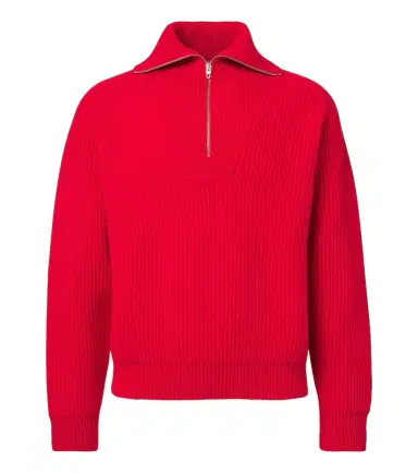 Jil Sander Wool half-zip sweater | Thumbnail 1 Jil Sander Wool half-zip sweater | Thumbnail 1