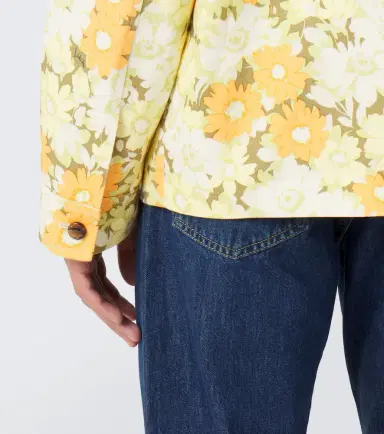 Valentino Floral cotton twill jacket | Thumbnail 2 Valentino Floral cotton twill jacket | Thumbnail 2