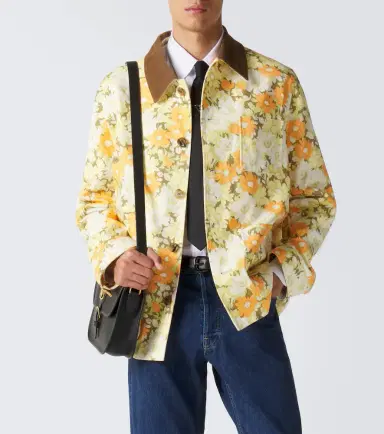 Valentino Floral cotton twill jacket | Thumbnail 4 Valentino Floral cotton twill jacket | Thumbnail 4