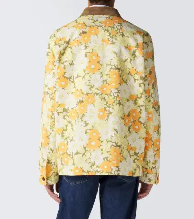 Valentino Floral cotton twill jacket | Thumbnail 7 Valentino Floral cotton twill jacket | Thumbnail 7