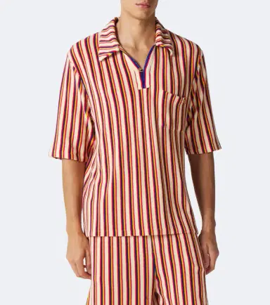 Valentino Striped terry polo shirt | Thumbnail 4 Valentino Striped terry polo shirt | Thumbnail 4