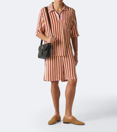 Valentino Striped terry polo shirt | Thumbnail 5 Valentino Striped terry polo shirt | Thumbnail 5
