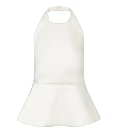 RÓHE Róhe Bridal peplum halterneck top | Thumbnail 1 RÓHE Róhe Bridal peplum halterneck top | Thumbnail 1