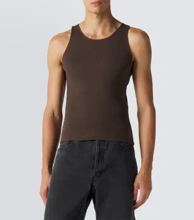 Saint Laurent Cassandre cotton tank top | Thumbnail 4 Saint Laurent Cassandre cotton tank top | Thumbnail 4