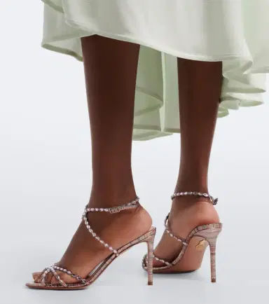 Aquazzura Love Struck embellished leather sandals | Thumbnail 5 Aquazzura Love Struck embellished leather sandals | Thumbnail 5