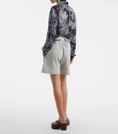 Dries Van Noten Hadiela cotton jersey shorts | Thumbnail 2 Dries Van Noten Hadiela cotton jersey shorts | Thumbnail 2