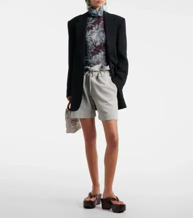 Dries Van Noten Hadiela cotton jersey shorts | Thumbnail 5 Dries Van Noten Hadiela cotton jersey shorts | Thumbnail 5