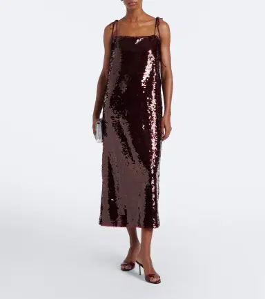 ADRIANA DEGREAS Sequined midi dress | Thumbnail 3 ADRIANA DEGREAS Sequined midi dress | Thumbnail 3