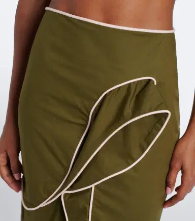 Adriana Degreas Ruffled cotton-blend midi skirt | Thumbnail 6 Adriana Degreas Ruffled cotton-blend midi skirt | Thumbnail 6