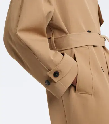 RÓHE Róhe Cotton and wool-blend belted coat | Thumbnail 2 RÓHE Róhe Cotton and wool-blend belted coat | Thumbnail 2