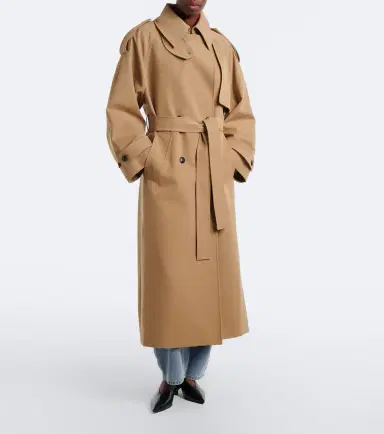 RÓHE Róhe Cotton and wool-blend belted coat | Thumbnail 5 RÓHE Róhe Cotton and wool-blend belted coat | Thumbnail 5