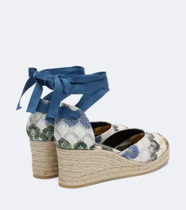 Missoni Eva lamé espadrille wedges | Thumbnail 4 Missoni Eva lamé espadrille wedges | Thumbnail 4