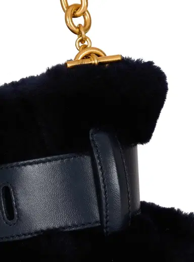 Balmain Mini Anthem bag in shearling | Thumbnail 6 Balmain Mini Anthem bag in shearling | Thumbnail 6