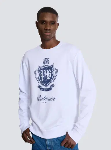 Balmain College Emblem sweatshirt | Thumbnail 5 Balmain College Emblem sweatshirt | Thumbnail 5