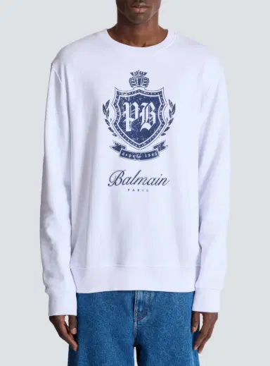 Balmain College Emblem sweatshirt | Thumbnail 7 Balmain College Emblem sweatshirt | Thumbnail 7