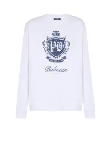 Balmain College Emblem sweatshirt | Thumbnail 1 Balmain College Emblem sweatshirt | Thumbnail 1