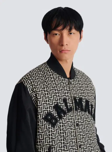 Balmain Varsity monogrammed jacket with patches | Thumbnail 6 Balmain Varsity monogrammed jacket with patches | Thumbnail 6