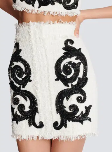 Balmain Baroque tweed skirt | Thumbnail 6 Balmain Baroque tweed skirt | Thumbnail 6