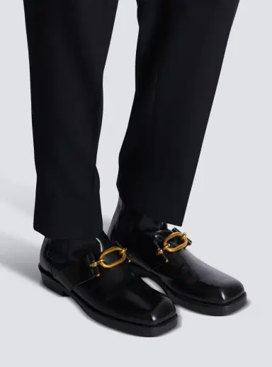 Balmain Sync Chelsea boots in glazed leather | Thumbnail 2 Balmain Sync Chelsea boots in glazed leather | Thumbnail 2
