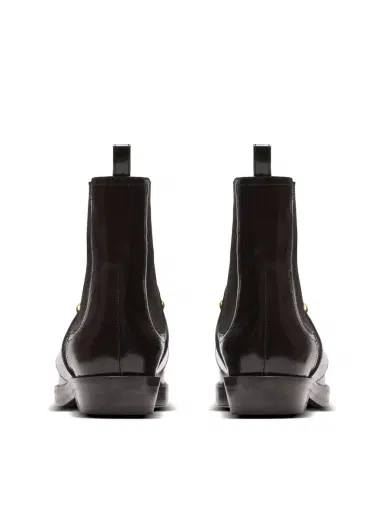 Balmain Sync Chelsea boots in glazed leather | Thumbnail 4 Balmain Sync Chelsea boots in glazed leather | Thumbnail 4