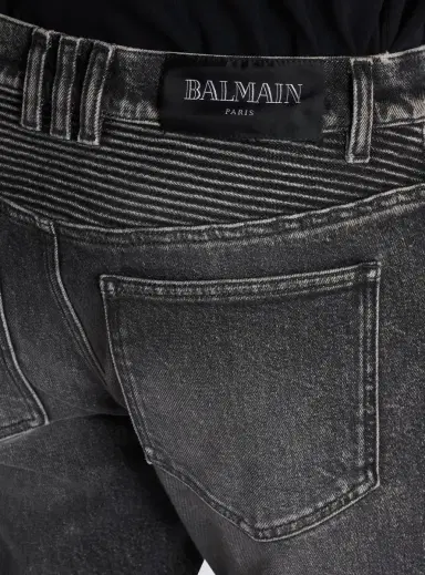 Balmain Slim-fit biker trousers in denim | Thumbnail 6 Balmain Slim-fit biker trousers in denim | Thumbnail 6