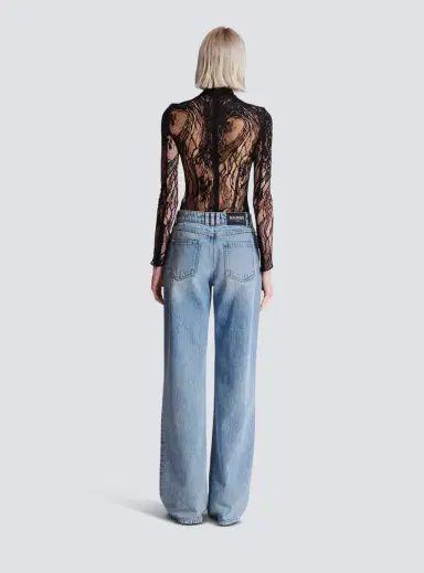 Balmain Long-sleeved lace body | Thumbnail 4 Balmain Long-sleeved lace body | Thumbnail 4