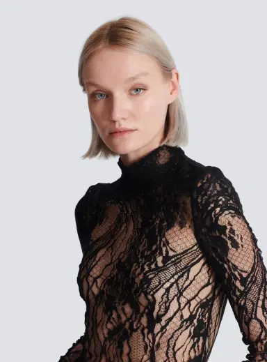 Balmain Long-sleeved lace body | Thumbnail 6 Balmain Long-sleeved lace body | Thumbnail 6