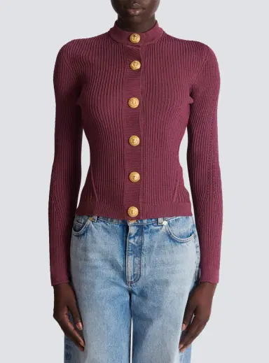 Balmain Fine knit cardigan with buttons | Thumbnail 7 Balmain Fine knit cardigan with buttons | Thumbnail 7