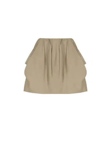 Balmain Cotton poplin balloon skirt | Thumbnail 1 Balmain Cotton poplin balloon skirt | Thumbnail 1
