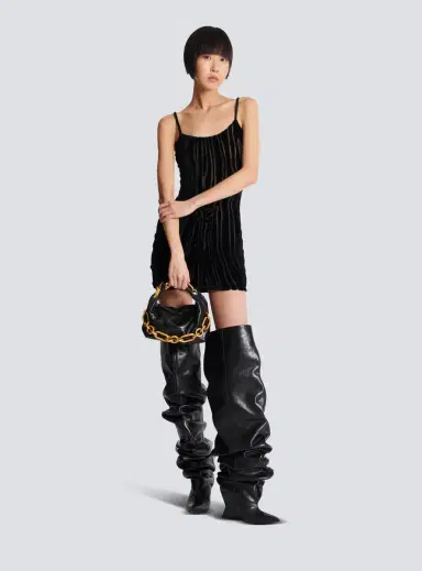 Balmain Mini Sync bag in calfskin leather | Thumbnail 2 Balmain Mini Sync bag in calfskin leather | Thumbnail 2
