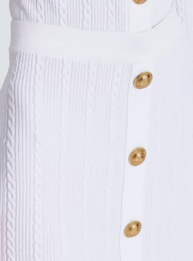 Balmain Cable-knit midi skirt | Thumbnail 7 Balmain Cable-knit midi skirt | Thumbnail 7