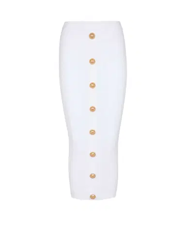 Balmain Cable-knit midi skirt | Thumbnail 1 Balmain Cable-knit midi skirt | Thumbnail 1