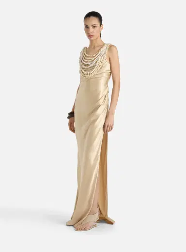 Balmain Silk shell dress | Thumbnail 2 Balmain Silk shell dress | Thumbnail 2