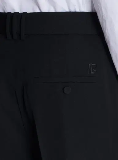 Balmain Grain de poudre pleated Bermuda shorts | Thumbnail 5 Balmain Grain de poudre pleated Bermuda shorts | Thumbnail 5