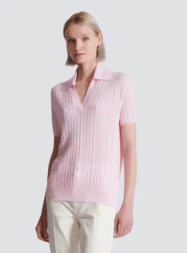 Balmain Monogram knit polo | Thumbnail 5 Balmain Monogram knit polo | Thumbnail 5