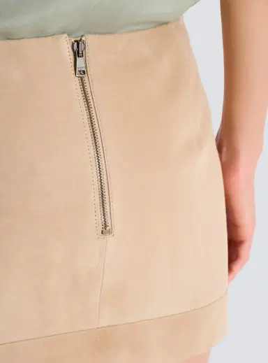 Balmain Suede wrap skirt | Thumbnail 5 Balmain Suede wrap skirt | Thumbnail 5