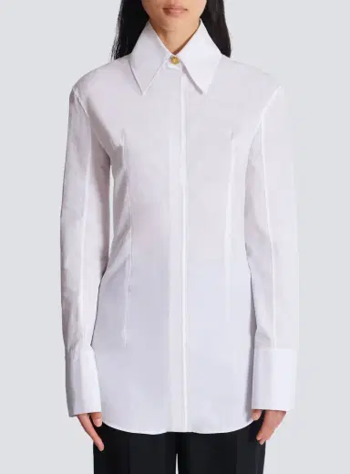 Balmain Cotton poplin shirt | Thumbnail 8 Balmain Cotton poplin shirt | Thumbnail 8