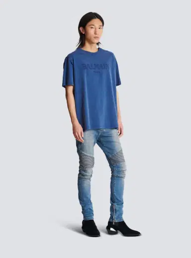 Balmain Loose T-shirt with vintage embroidery | Thumbnail 3 Balmain Loose T-shirt with vintage embroidery | Thumbnail 3