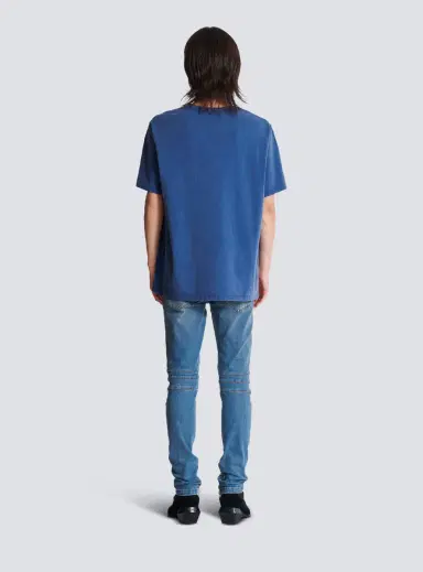 Balmain Loose T-shirt with vintage embroidery | Thumbnail 4 Balmain Loose T-shirt with vintage embroidery | Thumbnail 4