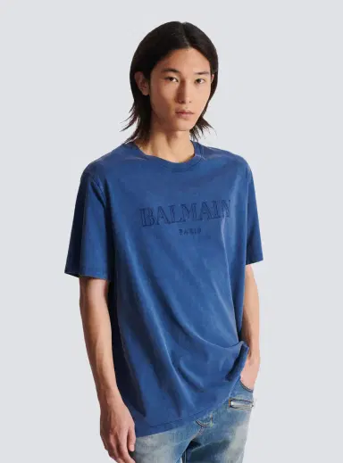 Balmain Loose T-shirt with vintage embroidery | Thumbnail 5 Balmain Loose T-shirt with vintage embroidery | Thumbnail 5
