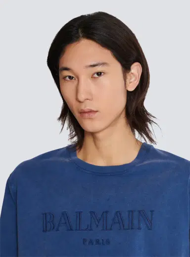 Balmain Loose T-shirt with vintage embroidery | Thumbnail 6 Balmain Loose T-shirt with vintage embroidery | Thumbnail 6