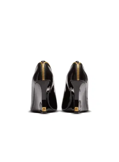 Balmain Zip Wedge pumps in patent leather | Thumbnail 3 Balmain Zip Wedge pumps in patent leather | Thumbnail 3
