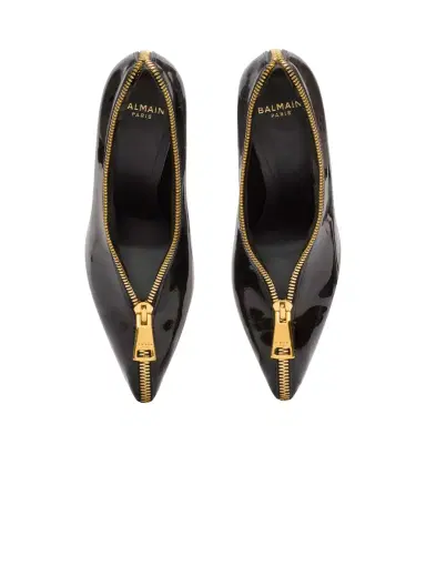 Balmain Zip Wedge pumps in patent leather | Thumbnail 6 Balmain Zip Wedge pumps in patent leather | Thumbnail 6